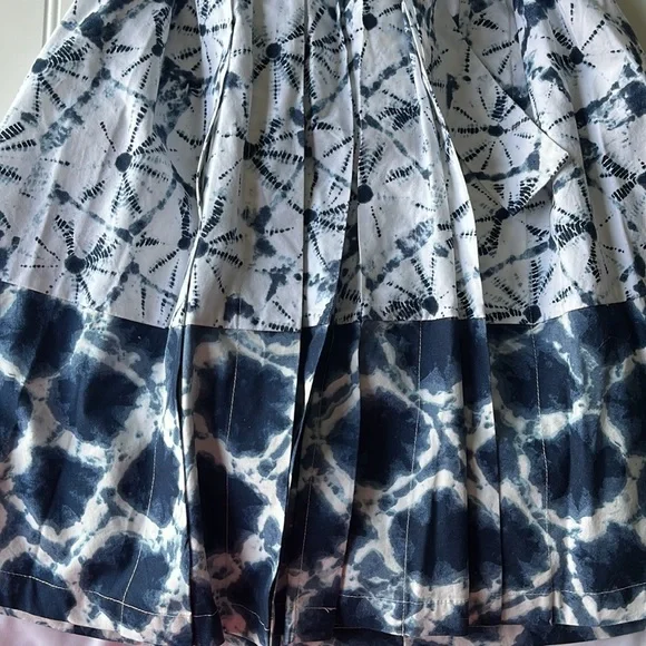 Thakoon anniversary edition dress blue white splatter watercolor pleated dress - Picture 10 of 11